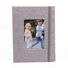 Photo Albums Small Photo Album 4x6 Slip-In Picture Album 26pages Pages Holds 52 Photos , Portable Photo Book 4x6 For Wedding Family Baby Travel Black Blue(The Character Photo Is A Random Decorative Pattern) - Baby Photo Album - View 7