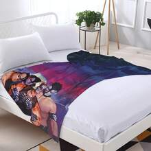 MISFITS  Blanket Super Soft Flannel Blanket Lightweight Warm And Comfortable Blanket Adult Gifts For All Seasons No Linting, Machine Washable - Black - View 6