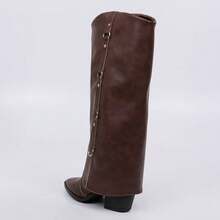 Women's Arizona Long Boot With Rings Country Style Not-Me - 鏽棕色 - 查看 7