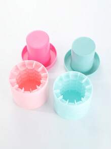 1pc Cylinder Silicone Ice Cube Mold, Decompress Ice Lattice, Mini Ice Maker Cube Tray, Press-Type Easy-Release Ice Cup, Portable Ice Mold, Reusable Ice Maker, For Making Beverage, Fruit Juice, Ice Cream, Cocktail And Coffee Ice Cubes Gadget, Suitable For Home, Bar, Club And Outdoor Summer Drinks, Kitchen Supplies, Kitchen Accessories(Blue)