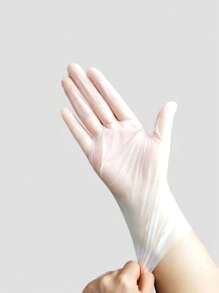 100 pièces Gants jetables en TPE, matériau doux, flexible, et confortable. Idéal pour le nettoyage ménager, les tâches de cuisine, le service de restauration, la manipulation des aliments, la restauration professionnelle et l'hygiène quotidienne