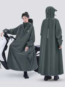 1件新款时尚便携雨衣，长款全身轻便防水防风雨衣，男女通用雨夹克 - 加厚多功能带帽雨衣，透气易收纳，是旅行、骑行、徒步和户外活动的理想之选，男女皆宜 | 新品热销，保暖，闺蜜节，小狗，嘉年华