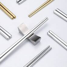 3/1pc Stainless Steel Chopsticks Holder, Knife Holder And Chopstick Rack Set, Includes Stainless Steel Spoon, Fork And Chopsticks Rack, Suitable For Home, Kitchen, Dining Room - Silver - View 6