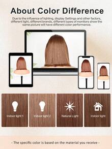 باروكة شعر مخلوط - مزيج من شعر بشري مخلوط وشعر اصطناعي بكثافة 180٪ ، لون بني شوكولاتة ، موجة جسم قصيرة بوب ، باروكة شعر بشري مخلوط بدون غراء مسبق الحلاقة 13X4 ، باروكة بوب شعر بشري مخلوط أمامي شفاف ، باروكات بوب بنية للنساء هدايا عيد الحب (باروكات بوب 6-16 بوصة) شعر مخلوط لها ، النساء ، الصديقات ، الزوجة شعر مخلوط - بني - مشاهدة 5