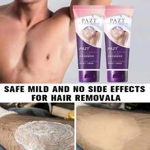 [100g脱毛膏] 100g快速无痛身体脱毛膏 | 男女适用，保湿，0黑点，浅米色，旅行适用