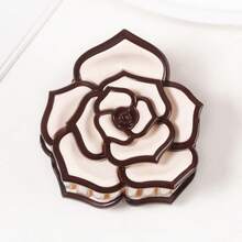 玫瑰花发夹，公主风格发饰，发爪夹，优雅后脑勺发饰时尚发饰 - 彩色 - 查看 7