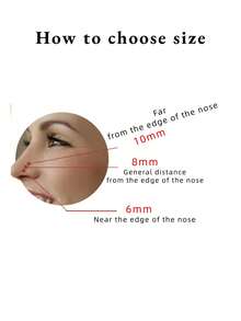 1/2/3/5 chiếc khuyên mũi xoắn ốc bằng thép không gỉ, khuyên mũi đơn lỗ đôi dạng vòng, khuyên mũi, khuyên môi, thích hợp cho lỗ xỏ đơn ở sụn tai, vành tai, bình tai, thích hợp để đeo hàng ngày và dự tiệc. - Nhiều màu - Xem 6
