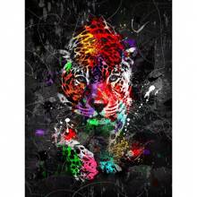 1pc Wall Arts Posters Optional Frame Animals Abstract Colorful Lion Animal Canvas Painting Graffiti Wall Art Picture Artwork Modern Posters And Prints Home Decor