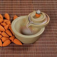 30/60/110/200pcs Natural Backflow Incense, Home Indoor Lasting Deodorization & Air Purification, Sandalwood, Agarwood, Rose, Mugwort, Lavender Tower Incense, Bathroom, Mosquito Repellent, Calming, Meditation, Yoga, Party