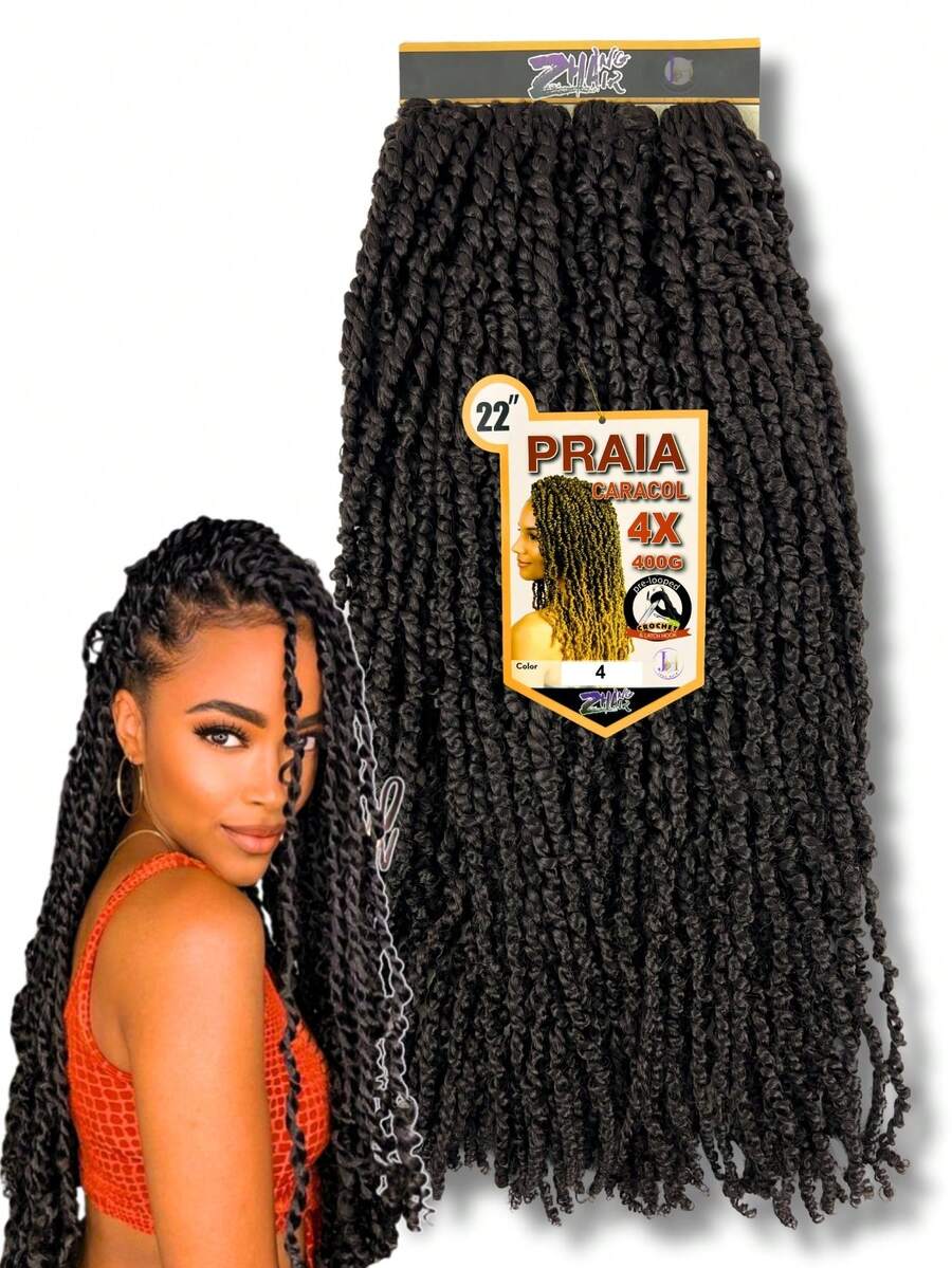 Crochet Braided Hair Beach Snail Twist Zhang Hair 400 Grams
