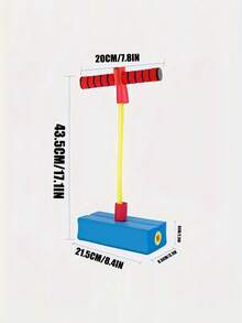 1个儿童跳跳棒玩具，亲子互动室内游戏，训练儿童感官能力，增强平衡能力，适合室内/室外跳跃训练，促进全面身体发育，趣味新年/生日礼物