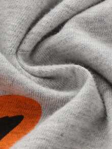 少年卡通老虎印花短袖休閒T恤，夏季透氣款式