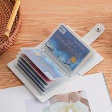 Lễ hội mua sắm năm 2025 Giảm giá trong thời gian có hạn Hộp đựng thẻ hoạt hình dễ thương, Ngăn đựng thẻ lớn cho nữ, Nhiều khe cắm thẻ, Chống khử từ, Ví đựng thẻ cho nữ - Nhiều màu - Xem 9