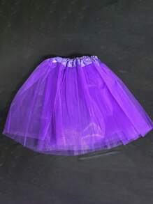 Mesh Puffy Skirt, Star And Moon Glitter Half Skirt, Adult Ballet Skirt With Multiple Colors And Retro 3-Layer 80s Cosplay Ball Costumes, Excellent Props For Stage Performances, Photography And Gatherings. Halloween