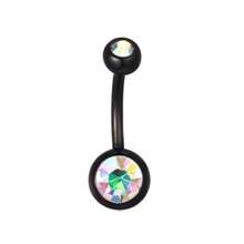 1/7/10pcs Stainless Steel 14G Low-Allergy Navel Rings, Unisex Body Piercing Jewelry