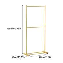 Perchero vertical para el hogar de color crema, soporte para colgar ropa de estilo nórdico multifuncional para el balcón, sencillo para apartamentos de alquiler