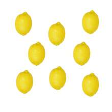 Artificial Lemons Artificial Fruits Fake Lemons Lifelike Lemonade Simulation Party Kitchen Table Summer Decorations Vase Filler Photographic Props (Yellow Lemons)