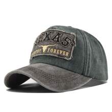 1pc Men's Texas Letter Embroidered Baseball Cap