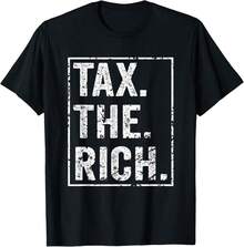 Tax The Rich Shirt - Fair Taxation T-Shirt&TR Teacher Gifts - Black - View 1