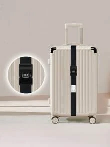 4pcs Personalized Embroidered Luggage Straps, Travel Suitcase Password Lock Security Strap, Multi-Color Fashion Versatile Packing Belt, Thick & Durable Anti-Burst Luggage Binding Strap, Securely Fixes Checked Luggage, Suitable For Travel, Gifts For Family, Friends, Holidays Like Mother's Day, Teacher's Day, Valentine's Day, Christmas, Father's Day, Birthdays