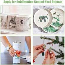 QAREVEN Sublimation Transfer Paper, 50/100 Sheets, A4 Size 8. 5x11 Inch, Matte Finish, With Sublimation Ink For Mugs, T-Shirts, Light Fabrics - Compatible With Any Inkjet Printer, Sublimation Ink For Printing - A4 Sublimation Transfer Paper - 查看 5