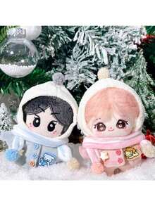 10cm Animal Series, Blue Puppy, Pink Kitten Clothes, 10cm Doll Costume Set, Only Selling Clothes, Not Dolls - Royal Blue - View 1