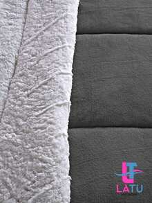 Blanket Duvet Quilt And Blanket Double Queen Size Double Sided Blanket And Sherpa Sheepskin - 灰色的. - 查看 3