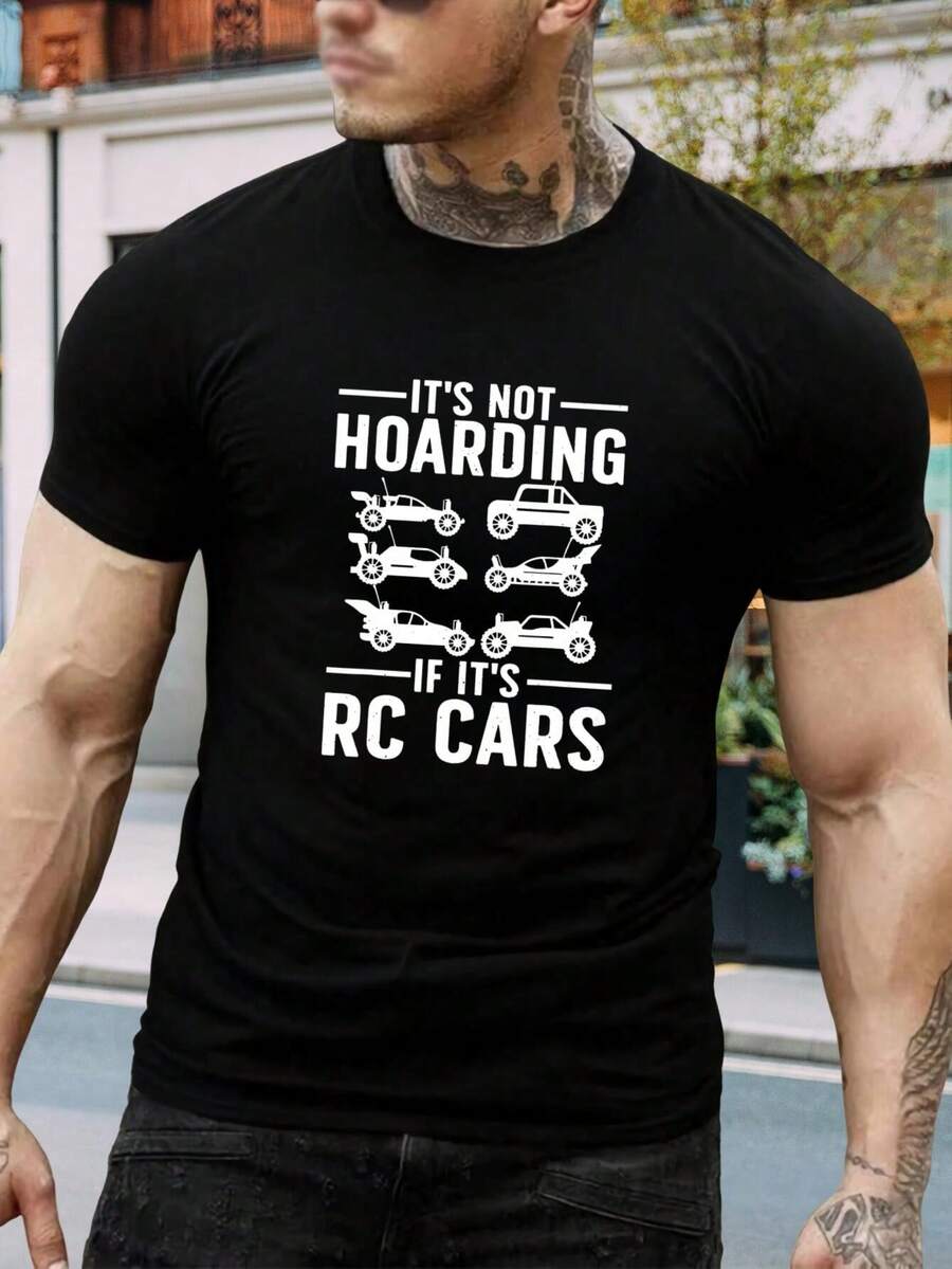 Camiseta divertida de coche RC - Camiseta de hobby de carreras RC para hombres y mujeres | El mejor regalo para cumpleaños y Navidad - Negro - Ver 1