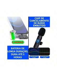 K9 Vlog Wireless Lavalier Microphone Type-C Compatible All - 1 MICRO mài - Xem 8