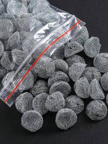 100pcs Pipe Accessories, Combustion Support Screen, Filter Screen, Anti Blocking Tennis Ball, Smoking Accessories, Consumables