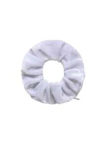 Elastice de păr cu fermoar din catifea coreeană de culoare solidă, frânghie de păr pentru intestin gros din material la modă, geantă de depozitare pentru accesorii de păr, depozitare portabilă de călătorie