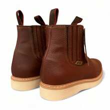 BOTINES DE TRABAJO LIGEROS MUY RESISTENTES SUELA POLIURETANO - Café - Ver 3