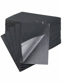 Disposable Pink Black Nail Art Table Mat 3 Lays Waterproof Foldable Clean Pads Tablecloth Cleaning Manicure Napkins,Multifunction Beauty Tattoo Dental Drapes Waterproof Tablecloth Manicure Tool - Black - View 15