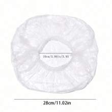 200/100 sztuk/zestaw przezroczystych plastikowych czepków prysznicowych, wodoodporne czepki prysznicowe, niezbędne artykuły do podróży hotelowych, głęboka pielęgnacja włosów i produkty czyszczące powrót do szkoły