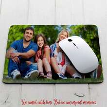 Customized Photo Mousepad, Personalized Desk Mat, Office Desk Accessory, Christmas & Graduation Gift, Back To School Gift, Gaming Mousepad, Multiple Sizes Available - Fashionable, Colorful, Cute, Minimalist, Kawaii, Unique Personalized Gift Suitable For Christmas, Valentine's Day, DIY Custom Birthday Gift - Multicolor - View 2