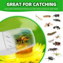 1pc Handheld Insect Catcher, Insect Cockroach Catcher, Kitchen And Garden Spider Catcher, Cordless Vacuum Cleaner, Fly Vacuum Cleaner, Adult Operated Fluke Catcher - Multicolor - View 7