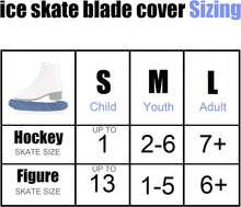 TUYUU Ice Skate Guards,Skate Guards For Hockey Skates,Figure Skates And Ice Skates.Ice Skate Blade Covers For Toddler Kids Youth Adults-Men Women Boys Girls.Skate Guards Figure Skating Hockey. - Dark Blue - View 3