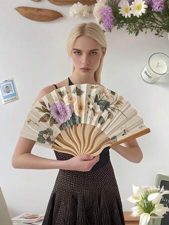 Dragon Knife Fan Women's Folding Fan Shell Fan Carry-On Portable Small Folding Fan,Handmade Fan, Wedding, Holiday, Hand Fan, Wedding Decoration, Holiday Accessories, Homecoming Season, Gift, Bride, Travel, Summer, Travel, Handheld Fan, Folding Fan, Wedding Fan, Room Decoration, Party, Holiday Must-Have, Bedroom Decoration, Art Collection, Poetic Habitat, Portable