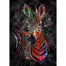 1pc Wall Arts Posters Optional Frame Animals Abstract Colorful Lion Animal Canvas Painting Graffiti Wall Art Picture Artwork Modern Posters And Prints Home Decor
