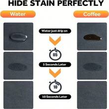 1PC Solid Color Dish Drying Mat, Non-Slip Absorbent Wear-Resistant Coffee Machine Mat, Soft Diatomaceous Mud Draining Mat, Restaurant Bar Mat, Pet Mat, Tableware Mat, Bathroom Mat, Countertop Mat, With Table Decoration, Home Kitchen Supplies