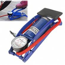 Inflatable Pumps Foot Pumps Manual Inflatable Tools Portable Foot Pumps Labour-Saving Inflatable Pumps With Pressure Gauge For Bicycles Motorcycles Blue - Blue - View 6