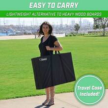 Classic Cornhole Set – Includes 8 Bean Bags, Travel Case And Game Rules (Choice Of Style) - 3'x2' Classic - View 7