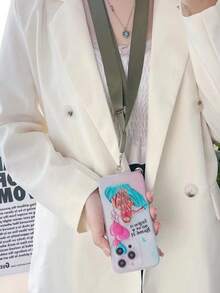 1 条可调节手机挂绳，可斜挎，挂脖，可拆卸，加厚设计