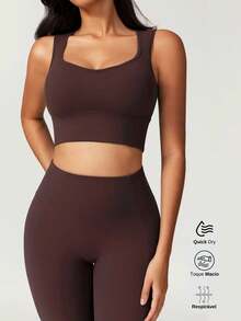 Premium Fitness Set: Comfort, Support And Elegance In Every Movement - Rỉ Nâu - Xem 3