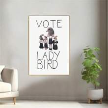 1/3PCS Lady Bird Movie Poster, Classic Movie, Decorative Painting, High Quality Living Room, Bedroom, Dormitory, Kitchen Wall Art, Ideal Gift For Movie Lovers And Fans, Aesthetic Wall Decoration Frameless