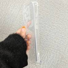 1 carcasă de telefon mobil personalizabilă, transparentă TPU, cu patru colțuri, anti-cădere, din silicon, compatibilă cu telefoanele Apple/Galaxy/Realme/Honor/Redmi/OPPO, potrivită pentru Ziua Tatălui, Ziua Muncii, Ziua Îndrăgostiților, ziua de naștere, cuplu, relații părinte-copil, pisică, câine, floare, fluture, design personalizat cu text și imagine, carcasă de telefon unică