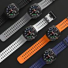 原装表带兼容三星 Galaxy Watch Ultra 47 毫米海洋硅胶运动手链兼容 Galaxy Watch Ultra 表带配件 - for Galaxy Watch 7 Ultra 47mm - 查看 2