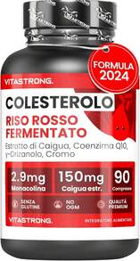Vitastrong Red Yeast Rice Cholesterol, Cholesterol Supplements With CoQ10, 90 Tablets Red Yeast Rice - Khác - Xem 1