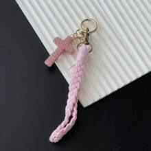 New Clay Rhinestone Pendant Bag Charms, Personalized Bow Cross Heart Lip Pattern Backpack Hanging Ornaments For Women