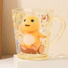 nailong 耐龙/奶龙卡通餐具，家用不锈钢防滴水杯，不锈钢叉勺套装，适用于水果、沙拉和餐食，卡通 3D 杯，适用于大水壶，完美的生日礼物，学校用品 - 彩色 - 查看 15